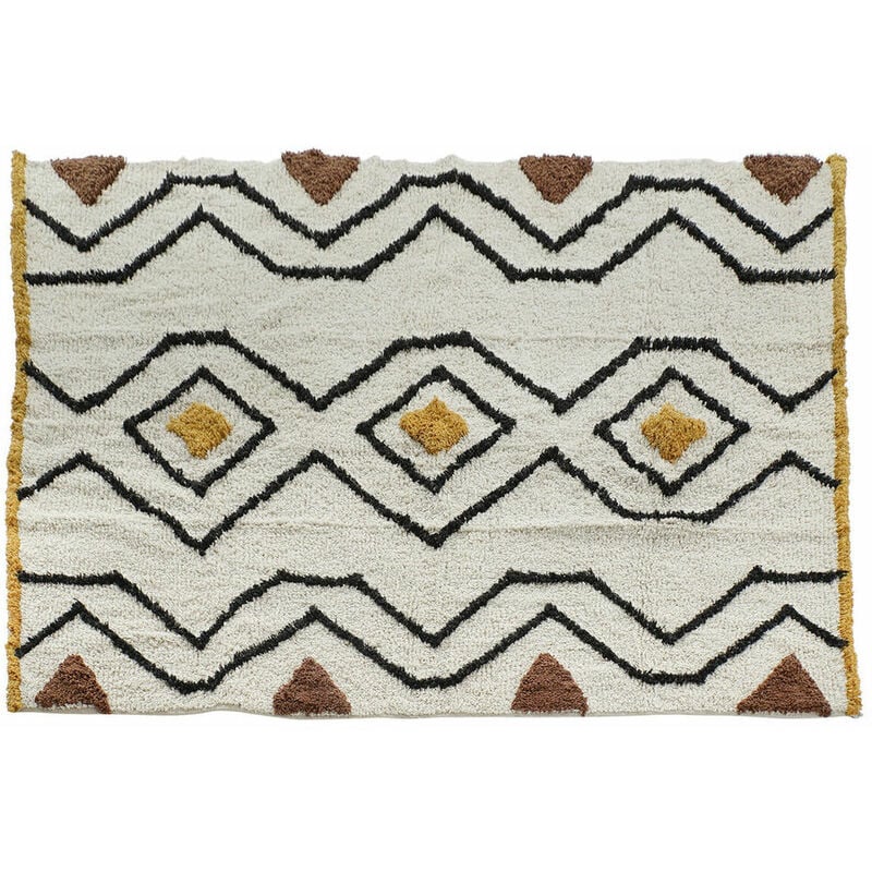 

Alfombra Algodón Boho (180 x 230 x 1 cm) - Dkd Home Decor