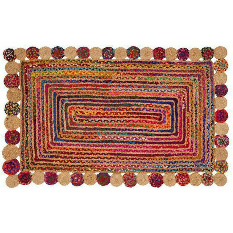 

DKD Home Decor Alfombra DKD Home Decor Algodón Multicolor Jute (160 x 230 x 1 cm)
