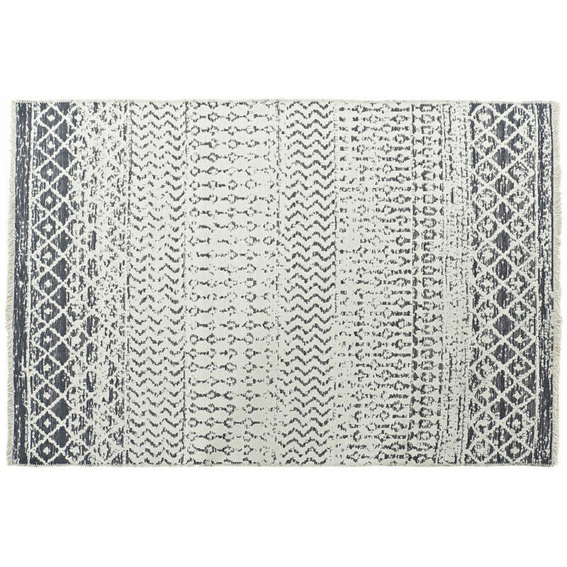 

Alfombra Dkd Home Decor Blanco Gris Poliéster Algodón (120 X 180 X 1 Cm)