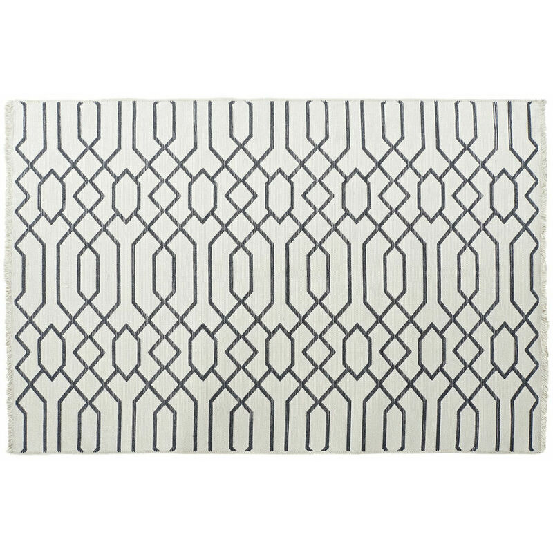 

Alfombra Dkd Home Decor Blanco Gris Poliéster Algodón (200 X 290 X 1 Cm)