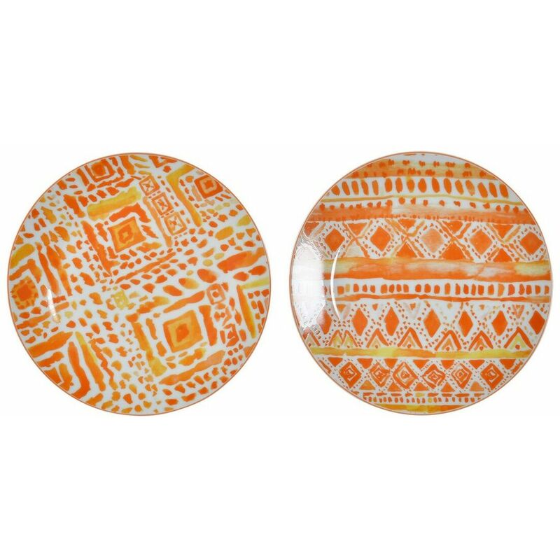 

Bajo Plato Dkd Home Decor Porcelana (2 Pcs) (27 X 2 X 2 Cm)