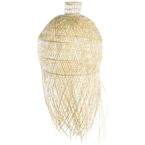 DKD Home Decor Bambou Abat-jour Marron 31x31x58 cm