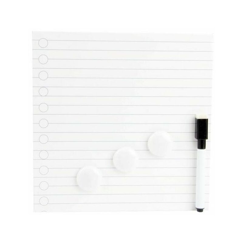 

DKD Home Decor Bloc de Notas Imantado DKD Home Decor ‎ Madera (19.5 x 19.5 x 3 cm)