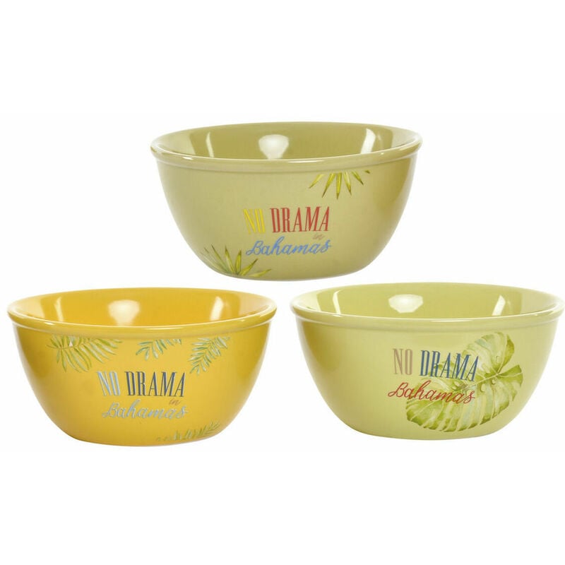 

Bol Dkd Home Decor Gres (3 Pcs) (14 X 14 X 7 Cm)