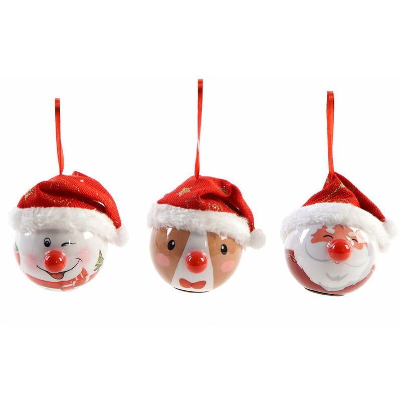 

Zanvic - Bola de Navidad DKD Home Decor PVC (3 pcs) (8 x 8 x 8 cm)