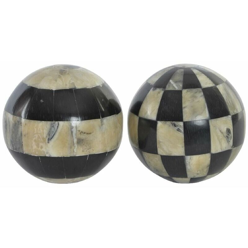 

Bola Decorativa DKD Home Decor Resina (10 x 10 x 10 cm) (2 pcs)