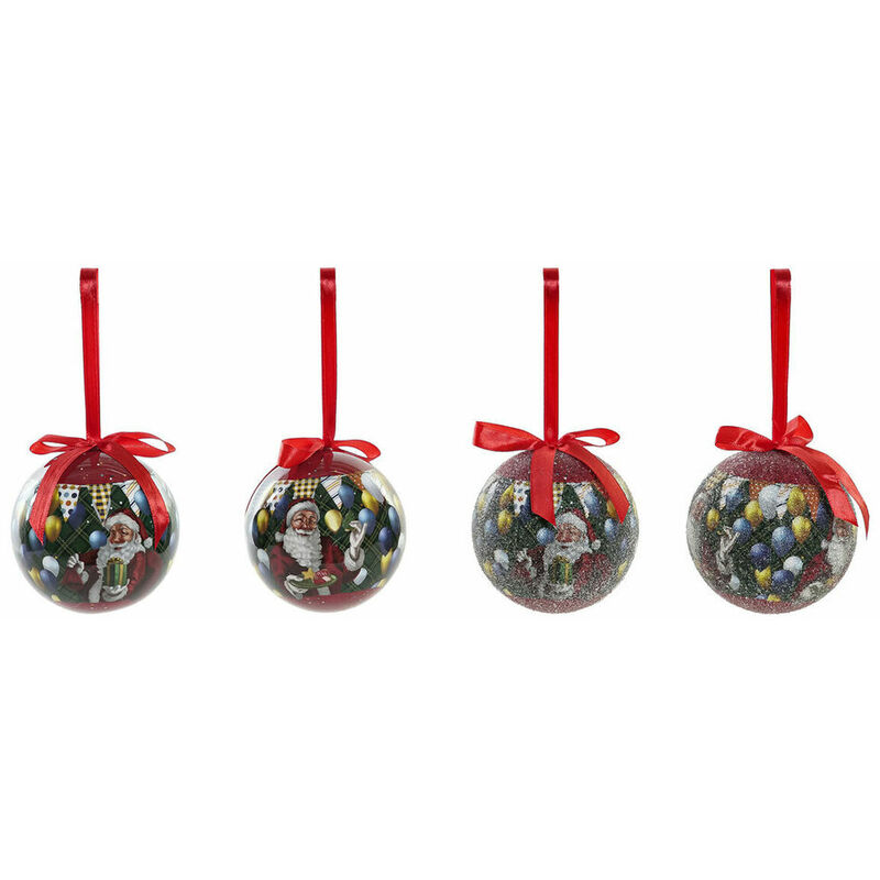 

Bolas De Navidad Dkd Home Decor Papá Noel Pvc (7 Pcs) (7.5 X 7.5 X 12 Cm)