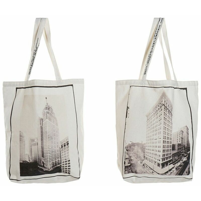 

Bolsa Multiusos Casas Beige (2 pcs) (43 x 15 x 65 cm) - Dkd Home Decor