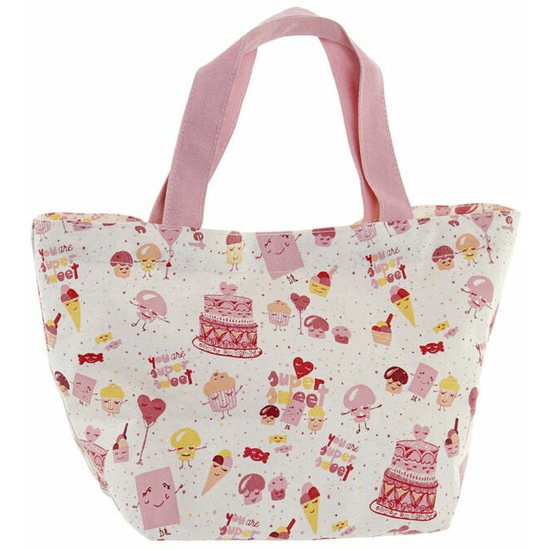 

DKD Home Decor Bolsa Multiusos DKD Home Decor Rosa Lienzo (1 pcs) (34 x 14 x 32 cm)