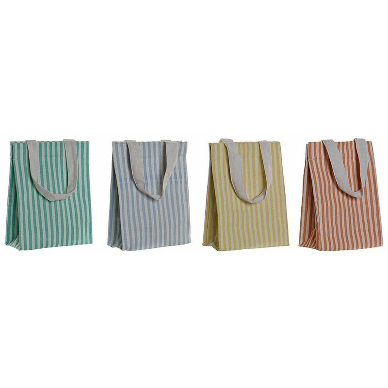 

Bolsa Nevera Rayas Térmica Poliéster (4 pcs) (20 x 10 x 43 cm) - Dkd Home Decor