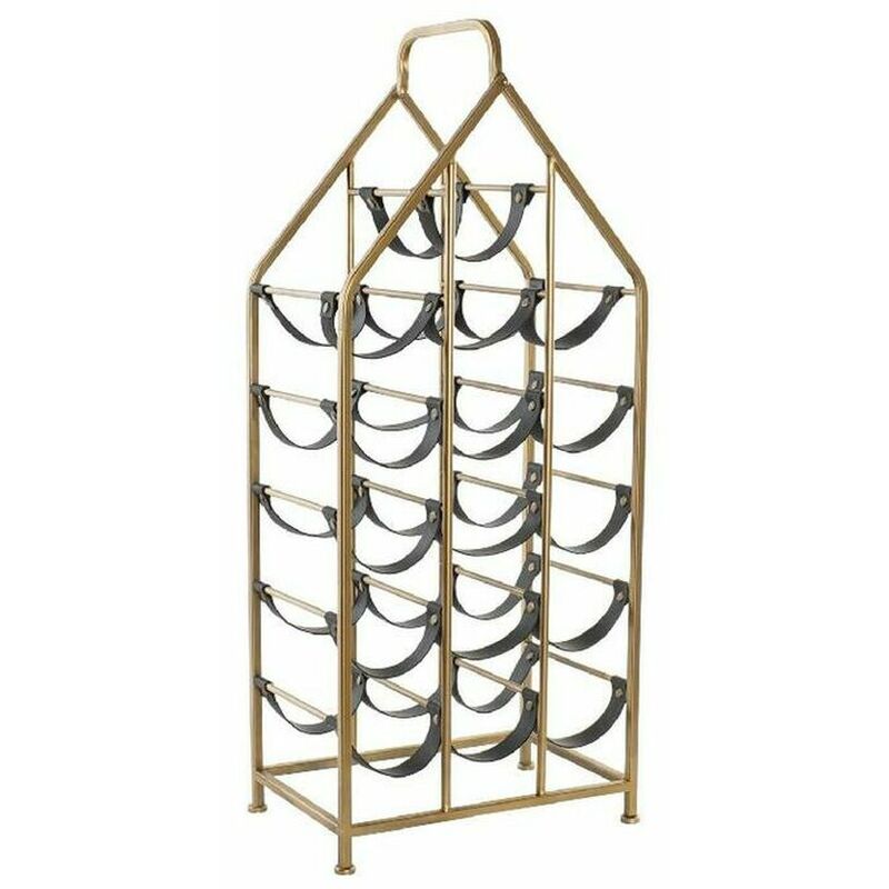 

DKD Home Decor Botellero DKD Home Decor Negro Dorado Metal Poliuretano (37.5 x 24.5 x 82 cm)