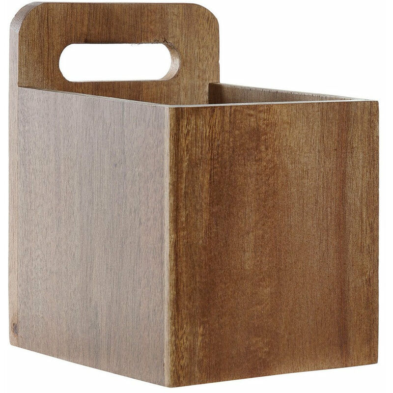 

Caja de Almacenaje DKD Home Decor Acacia (13 x 13 x 17 cm)