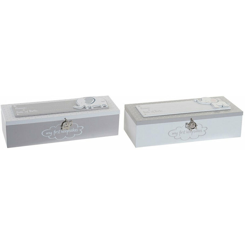 

Caja Decorativa DKD Home Decor Metal Madera MDF (24 x 8 x 6 cm) (2 pcs)