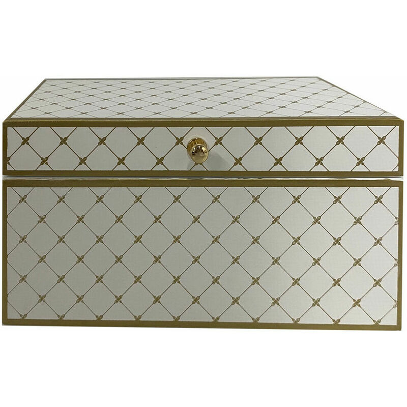 

Caja Decorativa Dkd Home Decor Tradicional Madera Mdf (18 X 10 X 9 Cm)