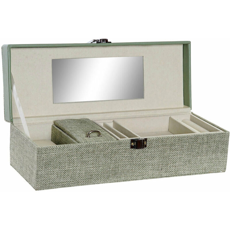 

Caja-Joyero DKD Home Decor Espejo Poliéster Tradicional (28 x 10 x 8 cm)