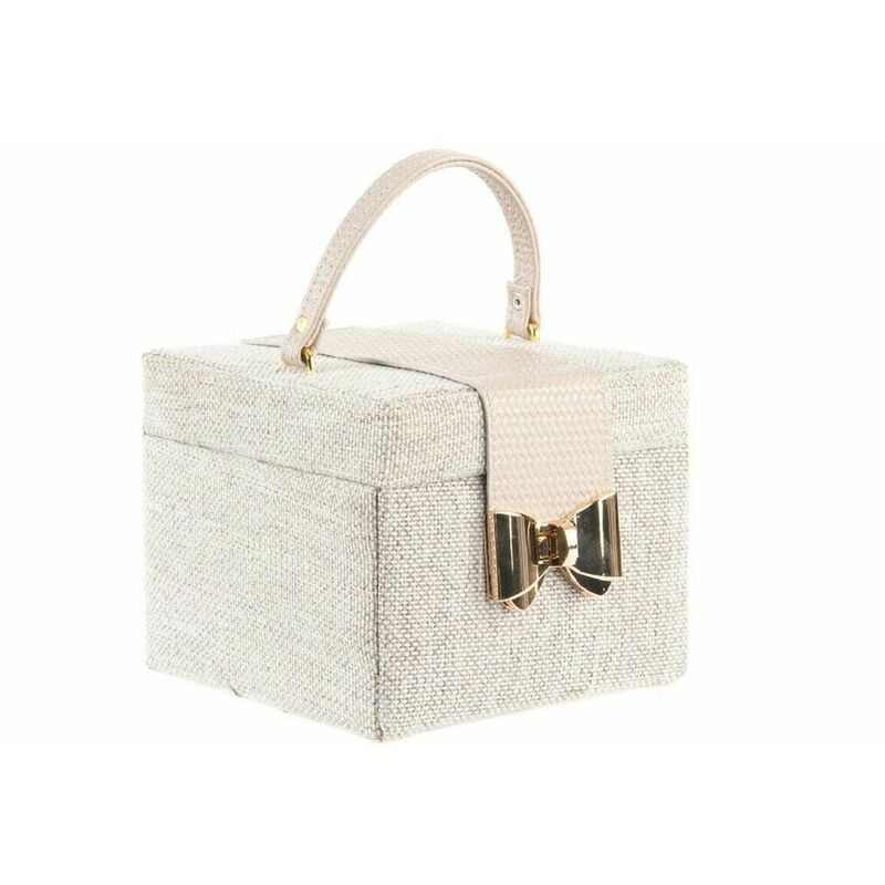 

DKD Home Decor Caja-Joyero DKD Home Decor Lino Tradicional (14 x 15 x 13 cm)