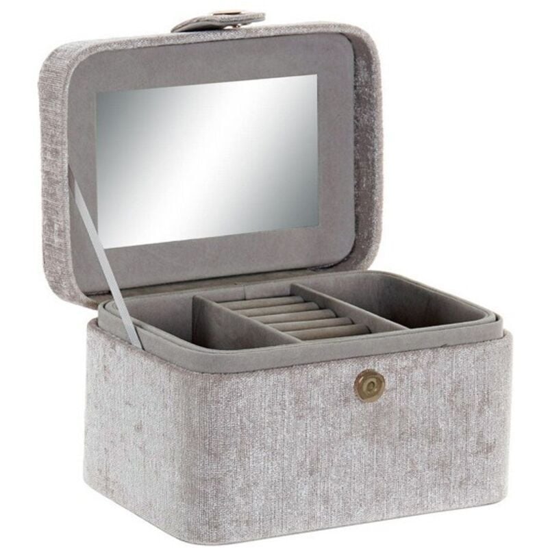 

Caja-Joyero Terciopelo Beige Poliéster (16 x 12 x 10 cm) - Dkd Home Decor