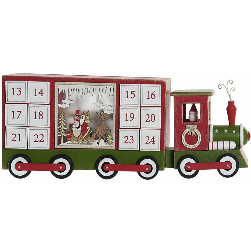 

Calendario de Adviento Madera Tren (43 x 9.5 x 17 cm) - Dkd Home Decor