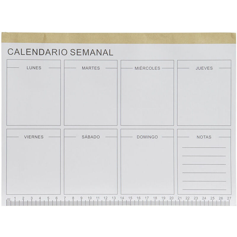 

Calendario de Sobremesa Papel (28.5 x 1 x 21 cm) - Dkd Home Decor