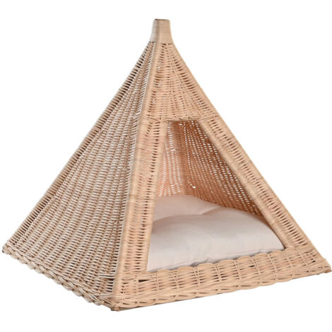 dkd-home-decor Cama pour animal Naturel 45x45x45 cm