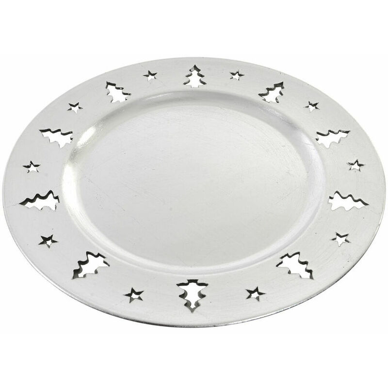 

Centro De Mesa Dkd Home Decor Plateado Pp (polipropileno) Navidad (33 X 33 X 2