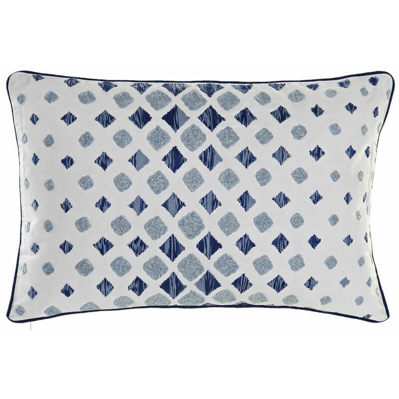 

DKD Home Decor Cojín DKD Home Decor Azul Blanco Algodón (60 x 15 x 40 cm)
