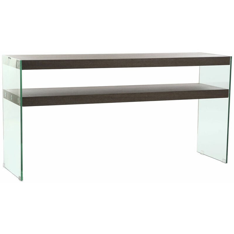 

DKD Home Decor Consola DKD Home Decor Cristal Marrón Transparente nogal Madera MDF (160 x 45 x 80 cm)