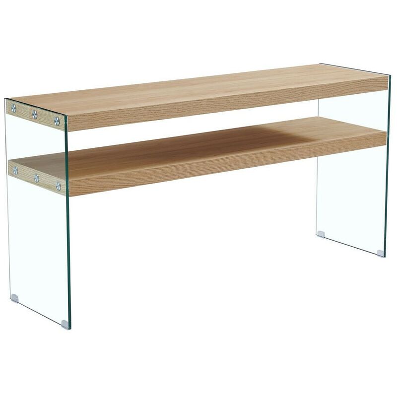 

DKD Home Decor Consola DKD Home Decor Cristal Transparente Marrón claro Madera MDF (160 x 45 x 80 cm)