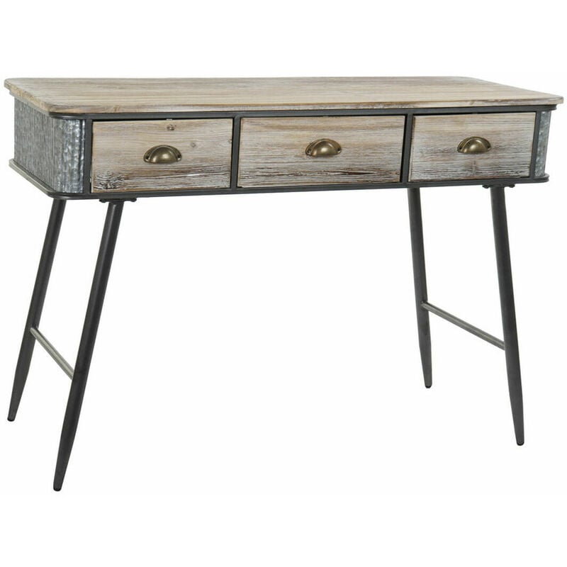 

Consola Marrón Negro Metal Abeto (118 x 45 x 80 cm) - Dkd Home Decor