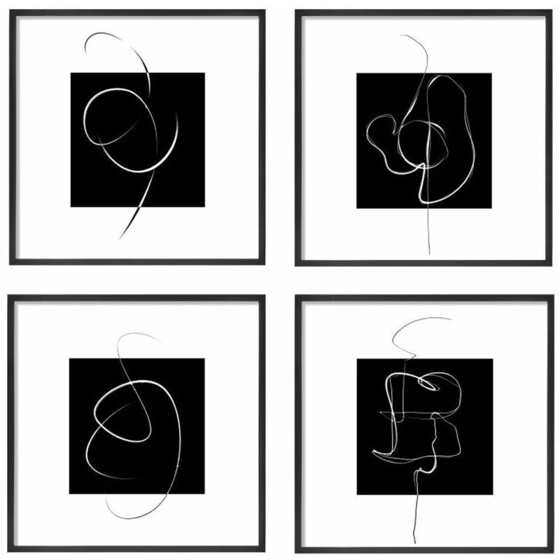 

Cuadro DKD Home Decor Abstracto (4 pcs) (76 x 2 x 76 cm)