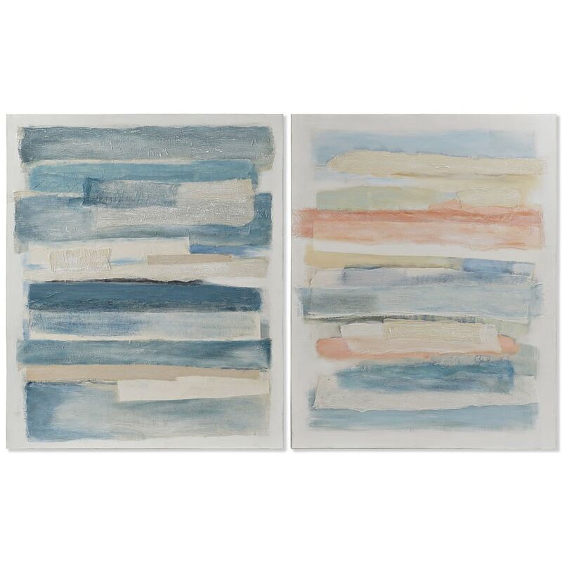 

Cuadro Lienzo Abstracto (2 pcs) (80 x 4 x 100 cm) - Dkd Home Decor