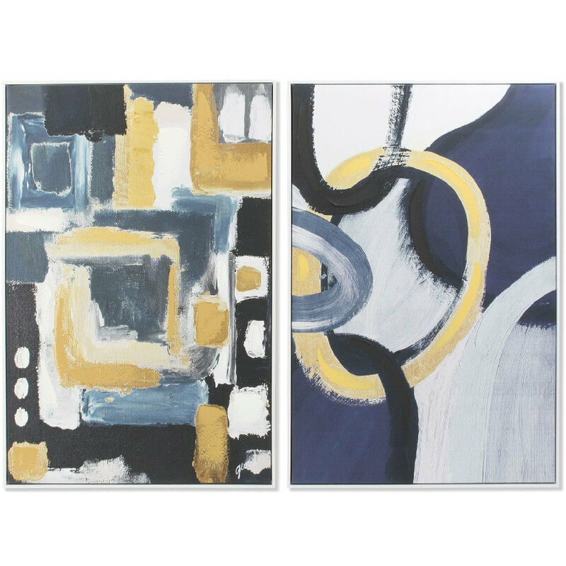 

Cuadro DKD Home Decor Lienzo Abstracto (2 pcs) (83 x 4.5 x 123 cm)