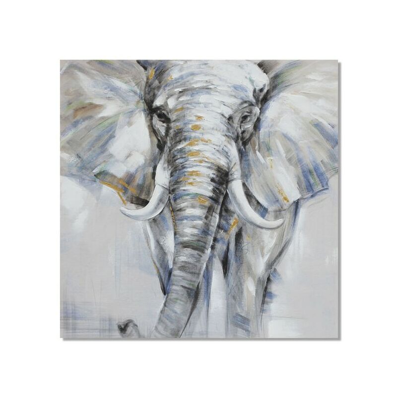 

DKD Home Decor Cuadro DKD Home Decor Pino Lienzo Elefante (100 x 2.8 x 100 cm)