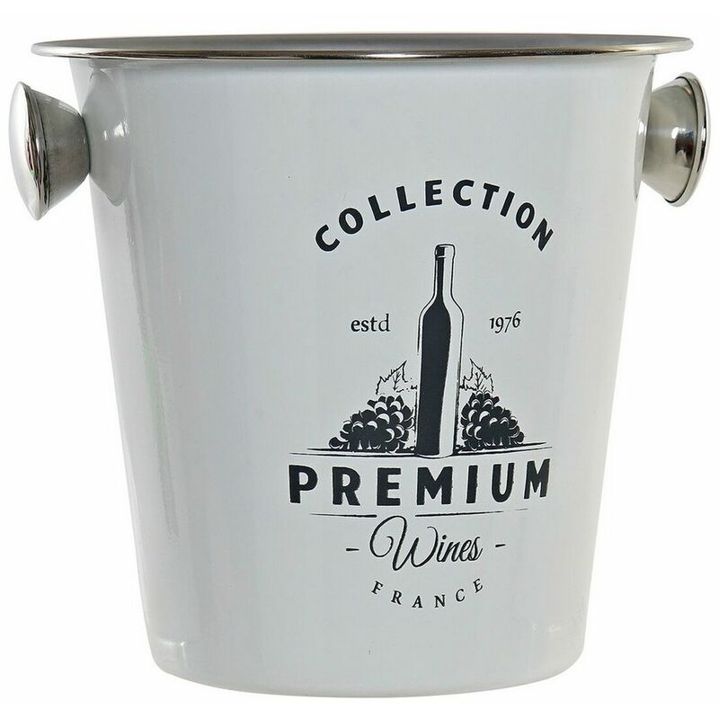 

Cubitera Dkd Home Decor Blanco Plata Acero Inoxidable (17 X 14 X 14 Cm)