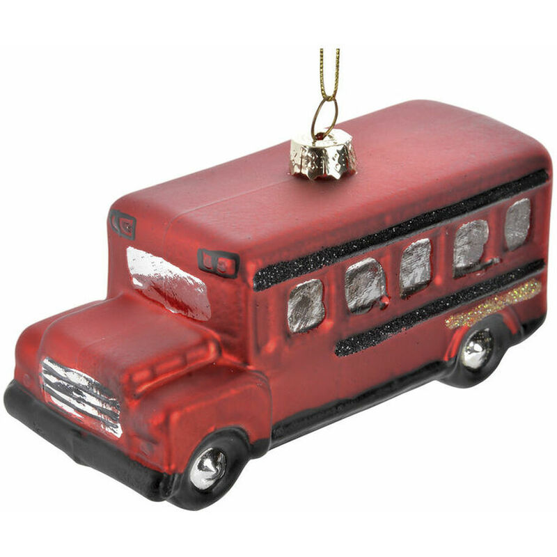 

Decoración Colgante Dkd Home Decor Navidad Rojo Cristal (11.5 X 5.5 X 4.5 Cm)