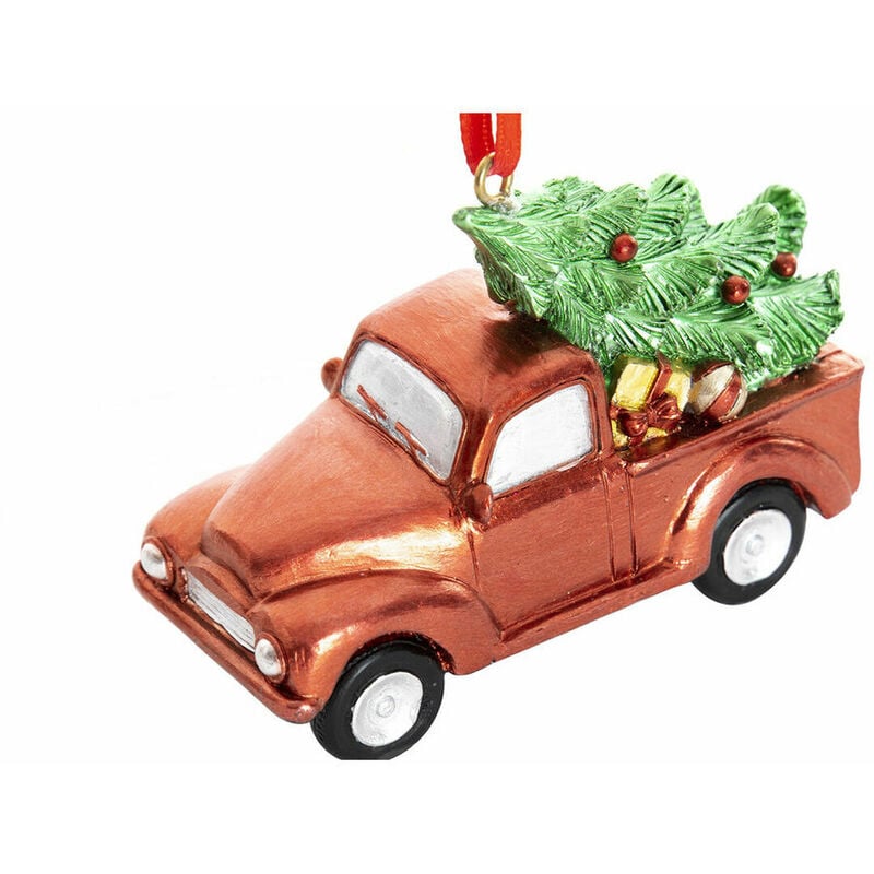

DKD Home Decor Decoración Colgante DKD Home Decor Navidad Rojo Resina (7.5 x 3 x 6 cm)