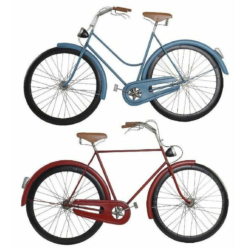 

Decoración De Pared Dkd Home Decor Metal Bicicleta (2 Pcs) (102 X 5 X 59 Cm)