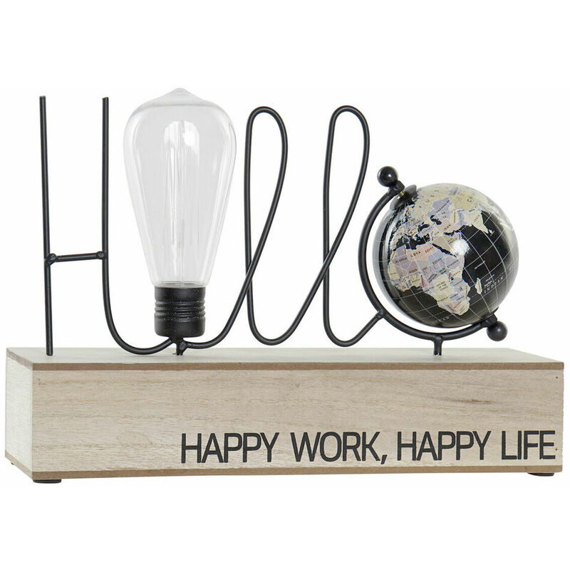 

Decoración Hello LED Madera MDF - Dkd Home Decor