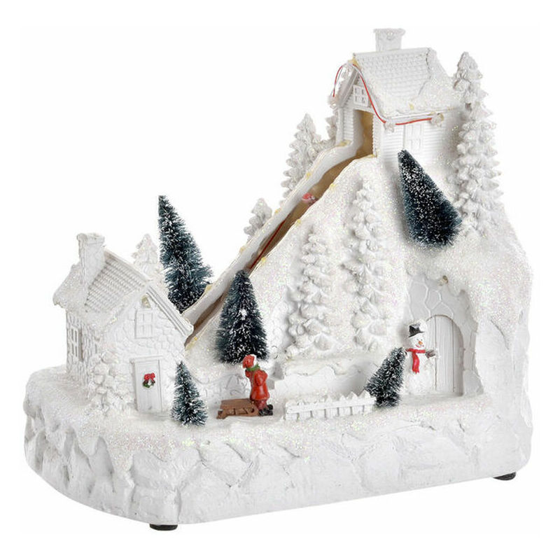 

Decoración Dkd Home Decor Navidad Ciudad Resina (28 X 16 X 25 Cm)