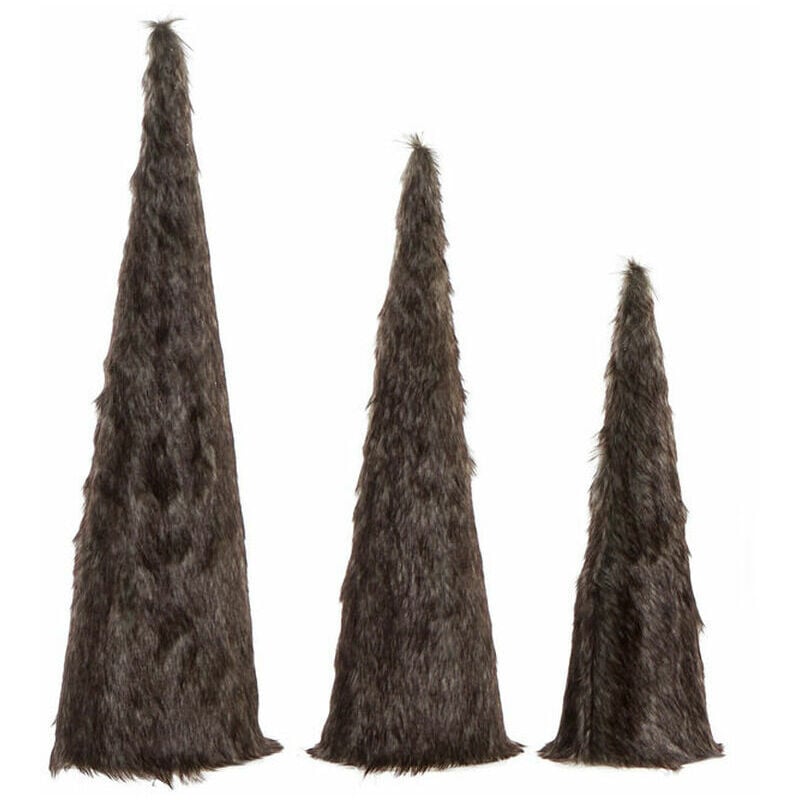 

Decoración Dkd Home Decor Navidad Franela (3 Pcs) (16 X 16 X 60 Cm)