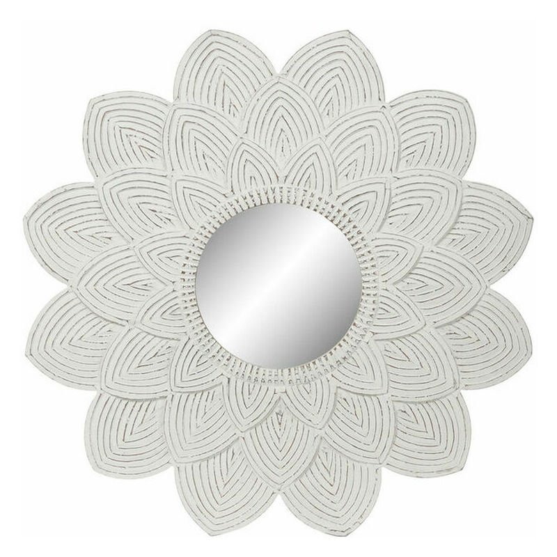 

Espejo de pared Blanco Cristal Madera MDF (120 x 2.5 x 120 cm) - Dkd Home Decor