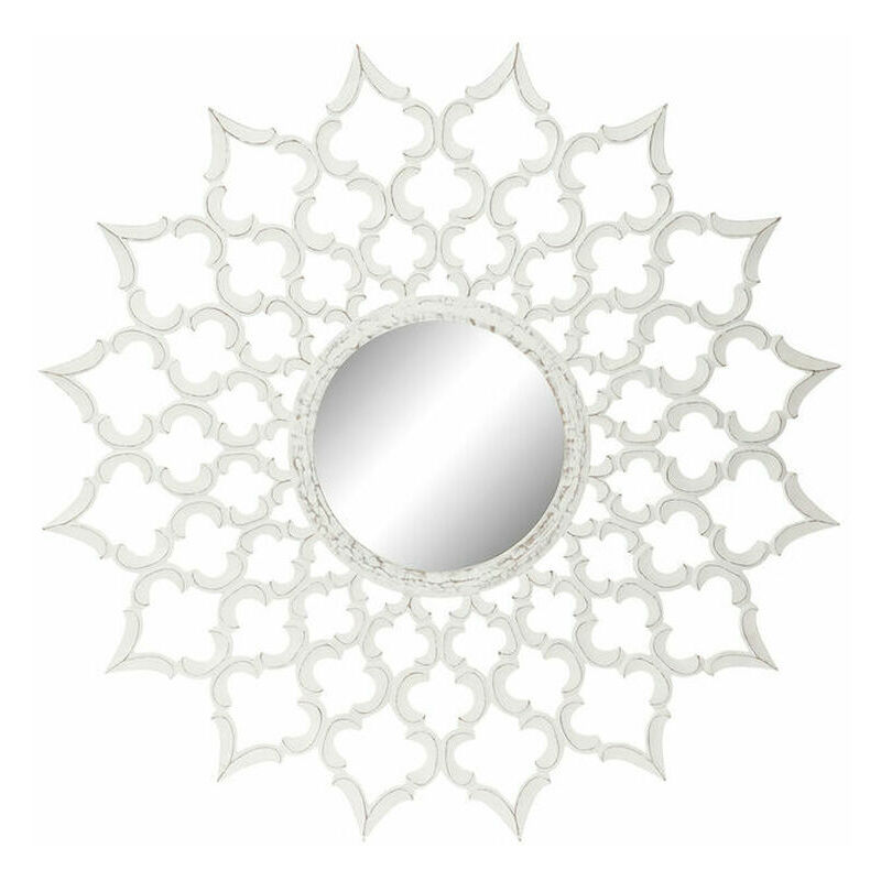 

Espejo de pared Blanco Cristal Madera MDF (120 x 3 x 120 cm) - Dkd Home Decor