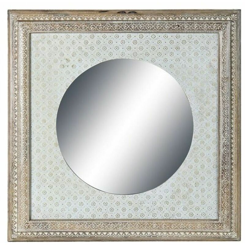 

Espejo de pared Blanco Madera (74 x 4 x 74 cm) - Dkd Home Decor