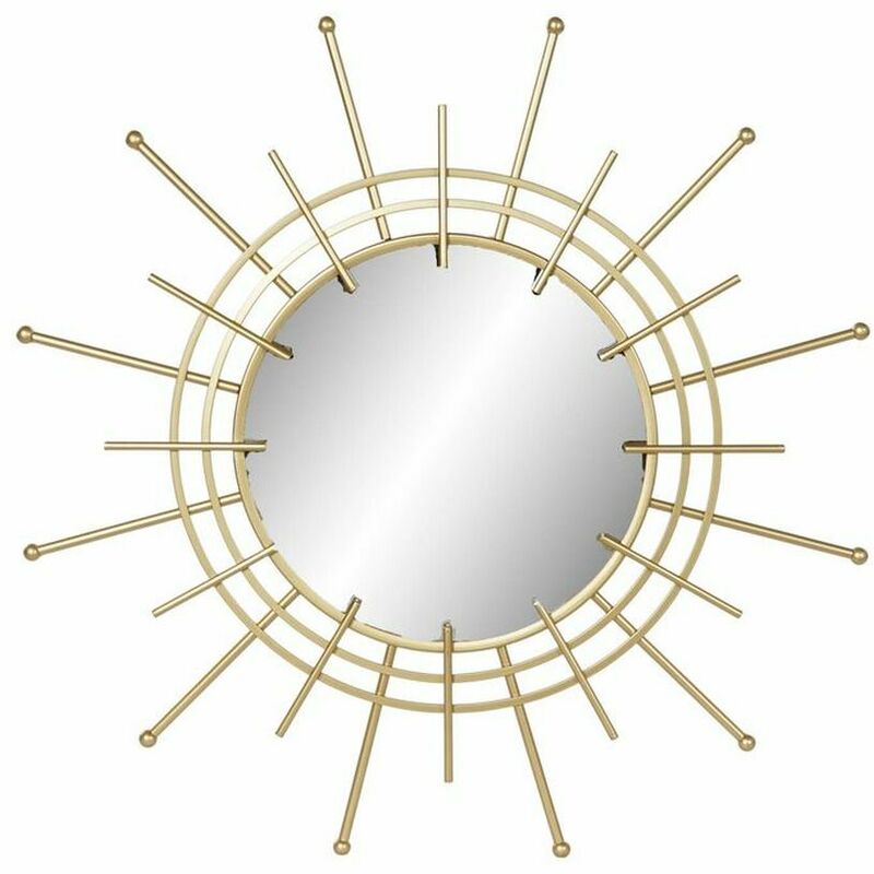 

Espejo de pared Metal (84 x 3 x 84 cm) - Dkd Home Decor