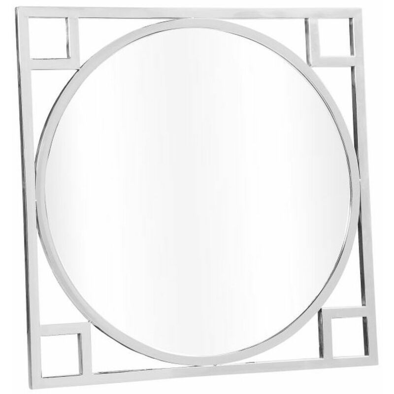 

Espejo de pared Plata Cristal Acero (70 x 2 x 70 cm) - Dkd Home Decor