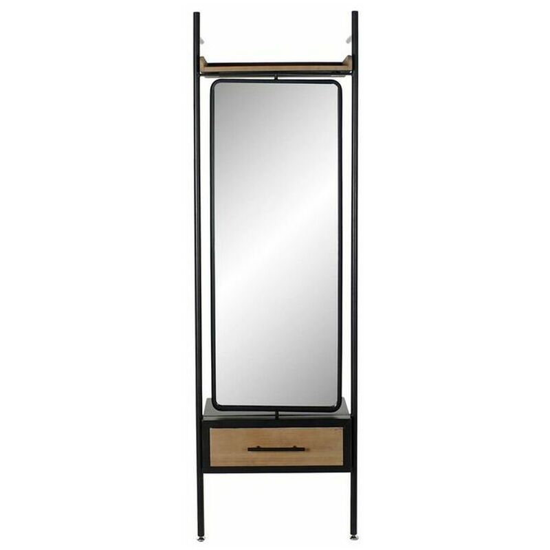 

Espejo de pie Negro Madera Metal Cristal (58 x 30 x 191 cm) - Dkd Home Decor