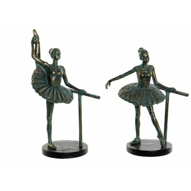 

Figura Decorativa Bailarina Ballet Resina (2 pcs) (15 x 11 x 22 cm) - Dkd Home Decor