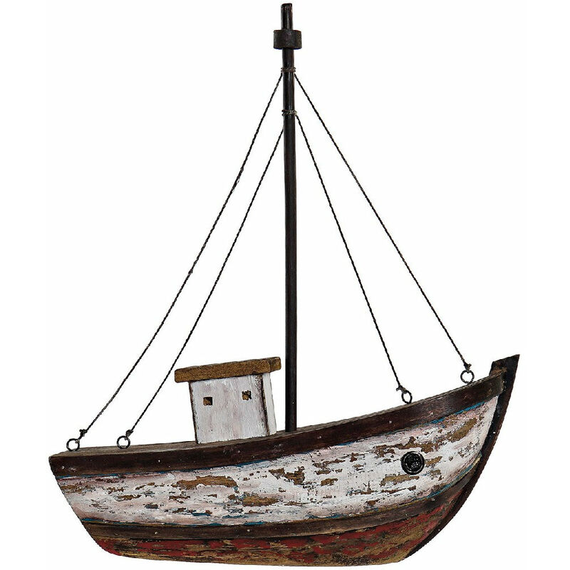 

Figura Decorativa DKD Home Decor Madera Barco (31 x 9 x 36.5 cm)