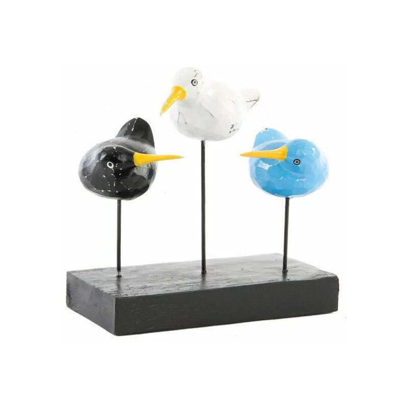 

Figura Decorativa DKD Home Decor Madera Metal Pájaros Acabado envejecido