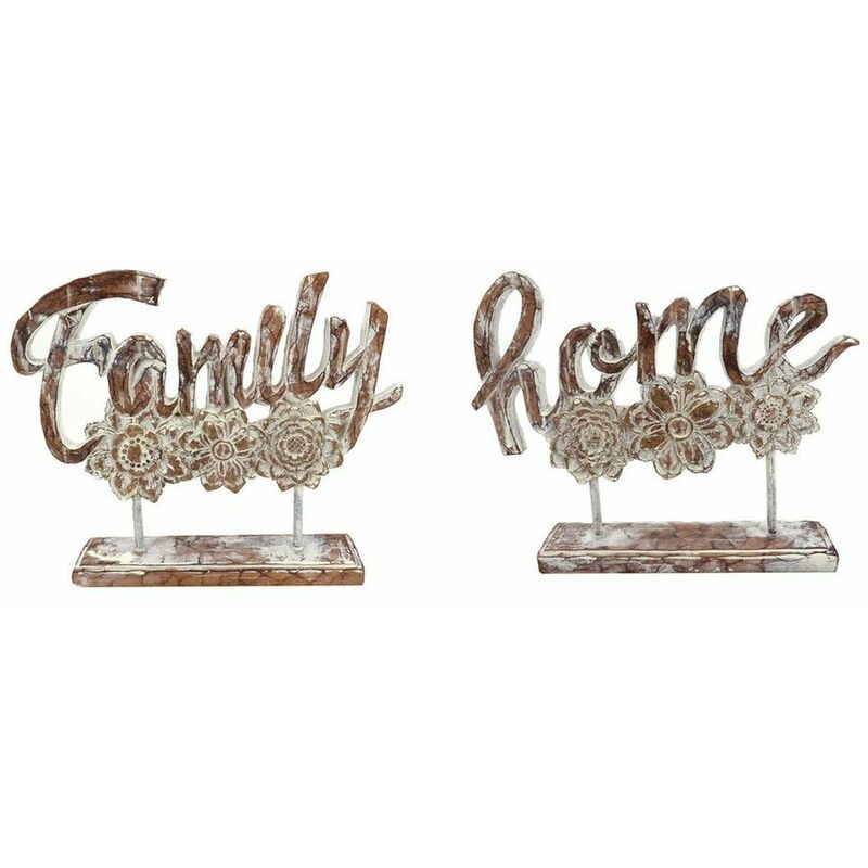 

Figura Decorativa Metal Resina (2 pcs) (25.5 x 5 x 21.5 cm) - Dkd Home Decor